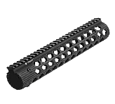 Troy TRX Alpha 11" BattleRail no Sight - Black - STRXAL111BT01