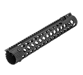 Troy TRX Alpha 13" BattleRail with Front Sight - Black - STRXAL113BT00